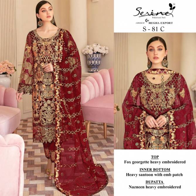 Serene S 81 Festive Wear Wholesale Salwar Suits Collection